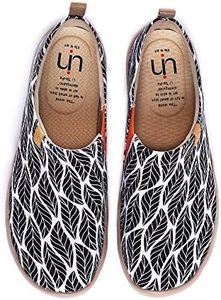 UIN Desigual Art Zapatos Sombra del árbol Casual comodas el naturalista imprimio Mujer, Lona,Vestir,Plano,Mocasines Verano, Zapatillas Viaje Seguridad 40