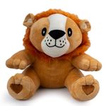 Babique Lion Plush Soft Toy Cute Kids Animal Home Car Decor Kids Birthday Boys/Girls/Baby (Brown) 27cm