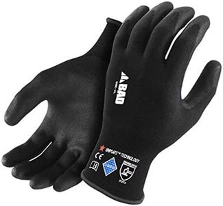 Stealth™ Nitrile Grip-Safe Insulated Work Gloves - Grip-Safe and Puncture-Resistant Seamless Gloves with Enhanced Durability - Black - S