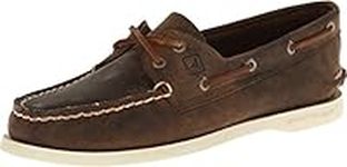 Sperry Women's A/O 2-Eye Boat Shoe, Brown, 9 M US