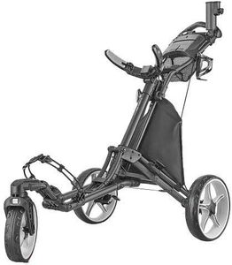 Caddytek 3 wheel golf push cart with front wheel swivel