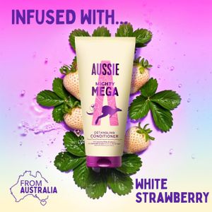 Aussie Mega Shampoo & Conditioner Set for Dry Hair, Vegan, XL Pack 675ml+470ml