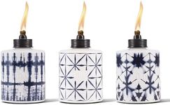 TIKI Glass Tie-Dye Tabletop Torches