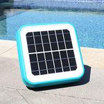 XtremepowerUS Solar Pool Ionizer Floating Water Cleaner and Purifier Keeps Water Clear, Chlorine Free and Eco-Friendly, Compatible with Fresh and Salt Water Pools & Spas