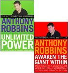 Tony Robins 2 Books Collection Set (Awaken The Giant Within How to Take Immediate Control of Your Mental,Emotional,Physical & Unlimited Power The New Science of Personal Achievement)