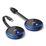 AIMIBO USB C Wireless Transmitter and HDMI Receiver, 2.4/5G HDMI Wireless Extender 165FT/50M, Casting Video/Audio for MacBook, Surface, i-Pad, i-Phone 15, TV Box, Camera to Monitor, Projector, HDTV