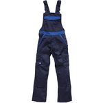 Dickies Two Tone Work Bib & Brace, Navy/Royal, 50