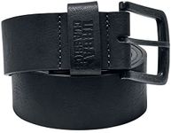 Urban Classics Leather Imitation Belt, Darkgrey, S