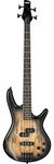 Ibanez GSR200SM 4-String Electric Bass Guitar, GSR4 Maple Neck, Rosewood Fretboard, Gray