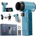 Turbo Dryer Blower for Car, 180MPH/1.3LB Thrust Car Dryer Air Blower 400W 40mm Brushless Motor,Blow Away 2 cans of Coke Easily,Infinitely Variable Speed for Car, Home & Outdoors (Blue)