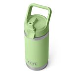 YETI Rambler Jr Kids Bottle, Vacuum Insulated Stainless Steel Bottle with Straw Cap, Key Lime, 12 oz (354 ml)