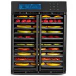 Excalibur RES10 10-Tray Electric Food Dehydrator with Smart Digital Controller Features Two Drying Zones with Adjustable Time and Temperatures Program and Save 30 Recipes Made in USA, 10-Tray, Black