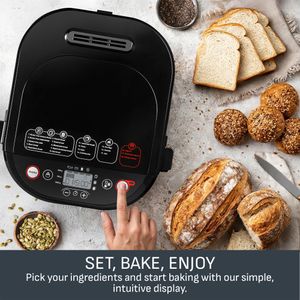 Tefal Breadmaker with Yoghurt Pot – 20 Programs, Gluten-Free, Delay Start