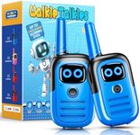 Grriopi Walkie Talkies, Boy Toys for 4 5 6 Year Old Boy Girl Gift for 3-12 Year Olds Boys Toys Age 3 4 5 6 7 Walkie Talkies for Kids Toys Age 5 6 7 8 Outdoor Toys Sensory Toys for Autism Spy Game Blue