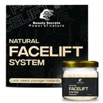 BEAUTY SECRETS Natural Face Lifting Pack/Mask || Beauty Secrets Instant Face Lift System | Tight,Glowing and Youthful Skin in just 20 Minutes | For Men & Women | 22Gms