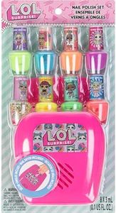 L.O.L Surprise! Non Toxic Vernis à Ongles pour Enfants avec séchoir à ongles | Cadeaux d'Anniversaire pour les 5+ par Townley Girl (Piles non incluses)