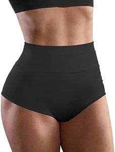 Women's High Waist Yoga Booty Shorts Workout Spandex Dance Hot Pants Butt Lifting Leggings Rave Outfits, Black, Medium