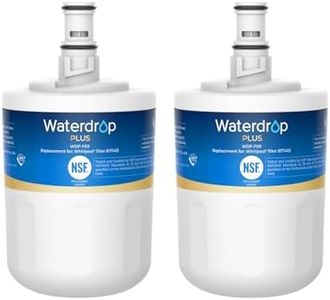 Waterdrop Plus 8171413 Refrigerator Water Filter, Replacement for Whirlpool® 8171413, EDR8D1, Kenmore® 46-9002, NLCS200, NSF 401&53&42 Certified, 𝐑𝐞𝐝𝐮𝐜𝐞 𝐏𝐅𝐀𝐒, Pack of 2