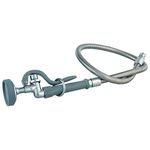 T&S Brass B-0100-60H B-0060-H Spray Valve, B-0107 with 60" Flexible Stainless Steel Hose