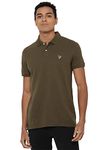 American Eagle Outfitters Slim Flex Polo Shirt Olive