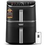 COSORI Turbo Tower Pro Dual Air Fryer, 10.8L Ceramic Coating, Stacked Space-Saving Design, DualBlaze Even Heat Tech, Rapid Heat System for Faster, Crispier Cooking, Smart Control, Energy Efficient