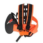 ThreeH Strimmer Harness Ergonomic Breathable Double Shoulder Harness with Adjustable Waist Band Suitable for Many Trimmer Models