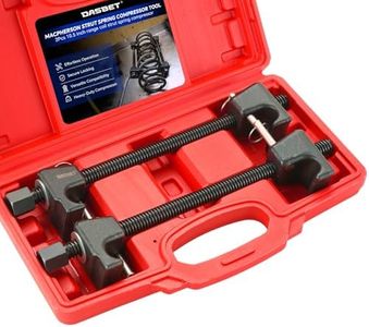 DASBET Macpherson Strut Spring Compressor Tool Kit 2PCS Coil Spring Compressor with Detent Pins Spring Compressor with 10.5in Range for Suspension Work