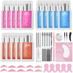 Lomansa Lash Lift Kit, Eyelash Perming Kit, Gentle Slow Acting Lotion Sachets, Suitable for Beginner and Salon