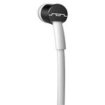 Sol Republic 1111-31 JAX In-Ear Headphones with 3-Button Mic and Music Control-White/Black