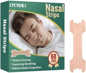60 Pcs Tiras Nasales Antironquidos, Nasal Strips Para Facilitar La RespiracióN Durante El SueñO, Antirronquidos Para Dormir, Alivia InstantáNeamente La CongestióN Nasal (Marrón)