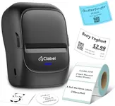 CLABEL Portable Thermal Label Printer: 221B Bluetooth Barcode Printer 2 Inch Wireless Label Maker Machine Compatible with iOS & Android for Small Business with 1 Roll 40x30mm Label