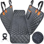 URPOWER Pet Seat Cover Car Seat Cover for Pets - Scratch Proof & Nonslip Backing & Hammock, Quilted, Padded, Durable and Machine Washable Pet Seat Covers for Cars Trucks and SUVs