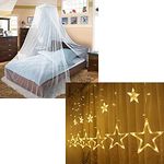 Twinkle Star Bed Canopy (White) 138