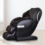 Osaki Zero Gravity Space Saving Bluetooth Connection for Speaker 9 Unique Auto-Programs 4 Styles OS Monarch 3D L Track Massage Chair, One Size Fits All,Polyurethane, Black