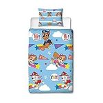 Paw Patrol Official Single Duvet Cover I'm Cool Design | Blue Reversible 2 Sided Bedding Duvet Cover Including Pillowcase Official Merchandise