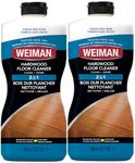 Weiman Hardwood Floor Cleaner for Finished Wood Floors, Engineered Plank Flooring, Vinyl, Tile & Laminate - 32 oz (2 PACK)
