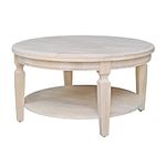 International Concepts Vista Round Unfinished Coffee Table