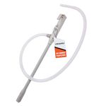 DeWay Battery-Powered Stick Fuel Transfer Pump with Fast 3.2GPM Flow Rate & 51” Clear Transfer Hose for Hands-Free Use, Fits Most Gas Cans for Pumping Gasoline, Kerosene, Diesel & Non-Potable Water