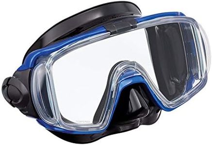 TUSA Sport UM31 Adult Visio Tri-Ex Mask, Black, Metallic Blue, One Size
