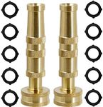 Triumpeek Solid Brass Hose Nozzle, 