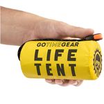 Go Time Gear Life Tent Emergency Survival Shelter – 2 Person Emergency Tent – Use As Survival Tent, Emergency Shelter, Tube Tent, Survival Tarp - includes Survival Whistle & Paracord