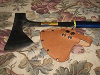 Estwing E45A Camper's Axe, Vinyl Shock Reduction Grip, 26-Inch, 4-Inch Cutting Edge