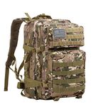 SUPERSUN Rucksack For Men Military Backpack 45 Liter Gym Tactical Mens Molle Sports Outdoor Backpacks Fishing Camping Mil-tec Bag