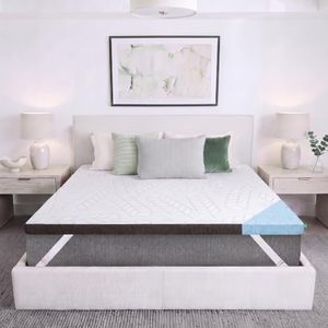 Sleepyhead King Mattress Topper 3 Inch, Cooling Gel Memory Foam, King Size Mattress Topper for Pressure Relief, Removable Washable Cover, CertiPUR-US Certified, Mattress Pad King (King 3")