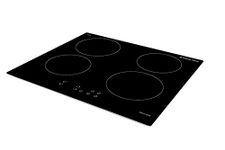 Russell Hobbs RH60IH401B Black Glass 59cm Wide, 4 Zone Induction Hob with Touch Control, Free 2 Year Guarantee