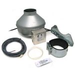 Fantech DBF 4XLT Dryer Booster Kit w/FG 4XL Fan with Wall Mount Indicator Panel