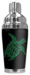 Mugzie MAX 20 Ounce Stainless Steel Cocktail Shaker/Martini Shaker with Wetsuit Cover - Decorative Sea Turtle