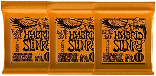 Ernie Ball Hybrid Slinky Guitar Strings (Pack of 3) (2222x3)