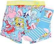 Handcraft Mens Underwear Funny Gifts for Men Chucky Cookie Monster Rick and Morty Scooby Doo Tom and Jerry Boxers for Men, Blue, Small