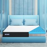 The Sleep Company SmartGRID Luxe Hybrid King Size 8 Inch Mattress | Pocketed Spring Double Bed Mattress for Bounciness and Hotel Like Luxury Comfort | 10 Years Warranty | Responsive Support |78x72